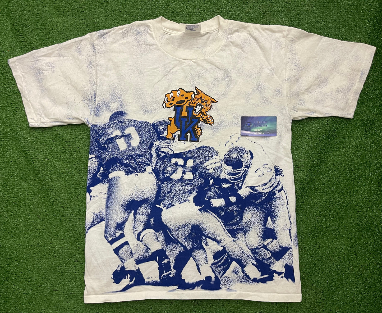 Vintage Kentucky Wildcats Football AOP Shirt