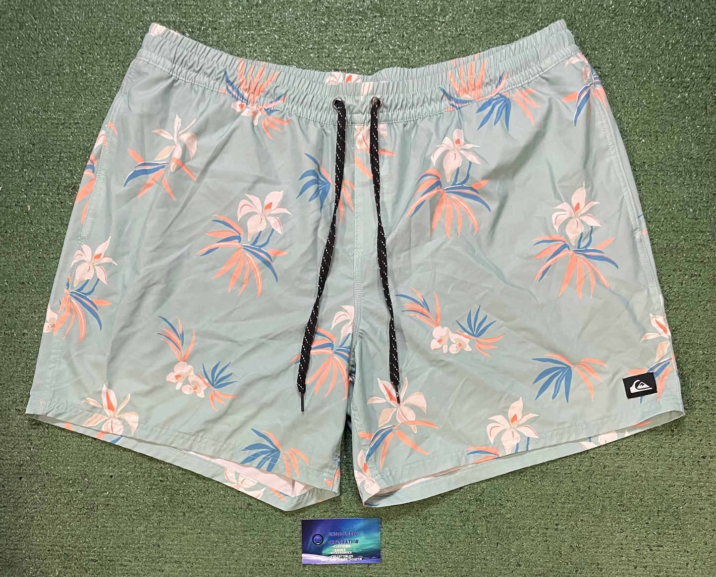 Quiksilver floral board shorts