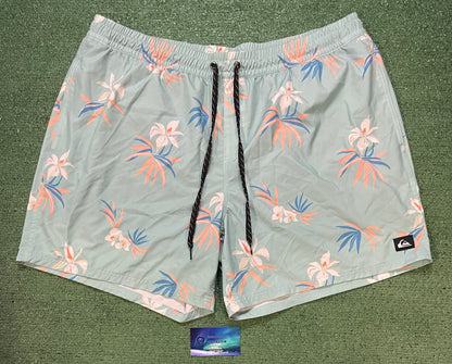 Quiksilver floral board shorts