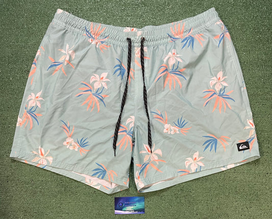 Quiksilver floral board shorts