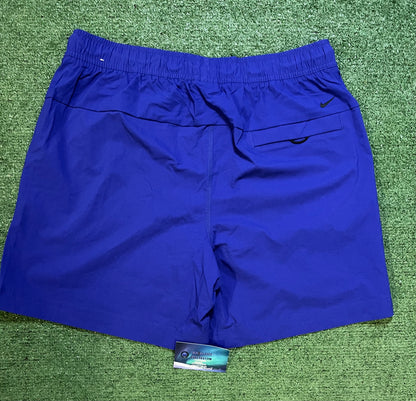 Nike tech woven purple shorts