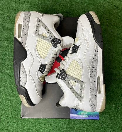 Jordan 4  white cement 2016 size 8.5men/10women