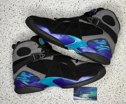Jordan 8 Aqua 11.5 Men/13 Women “Preowned”