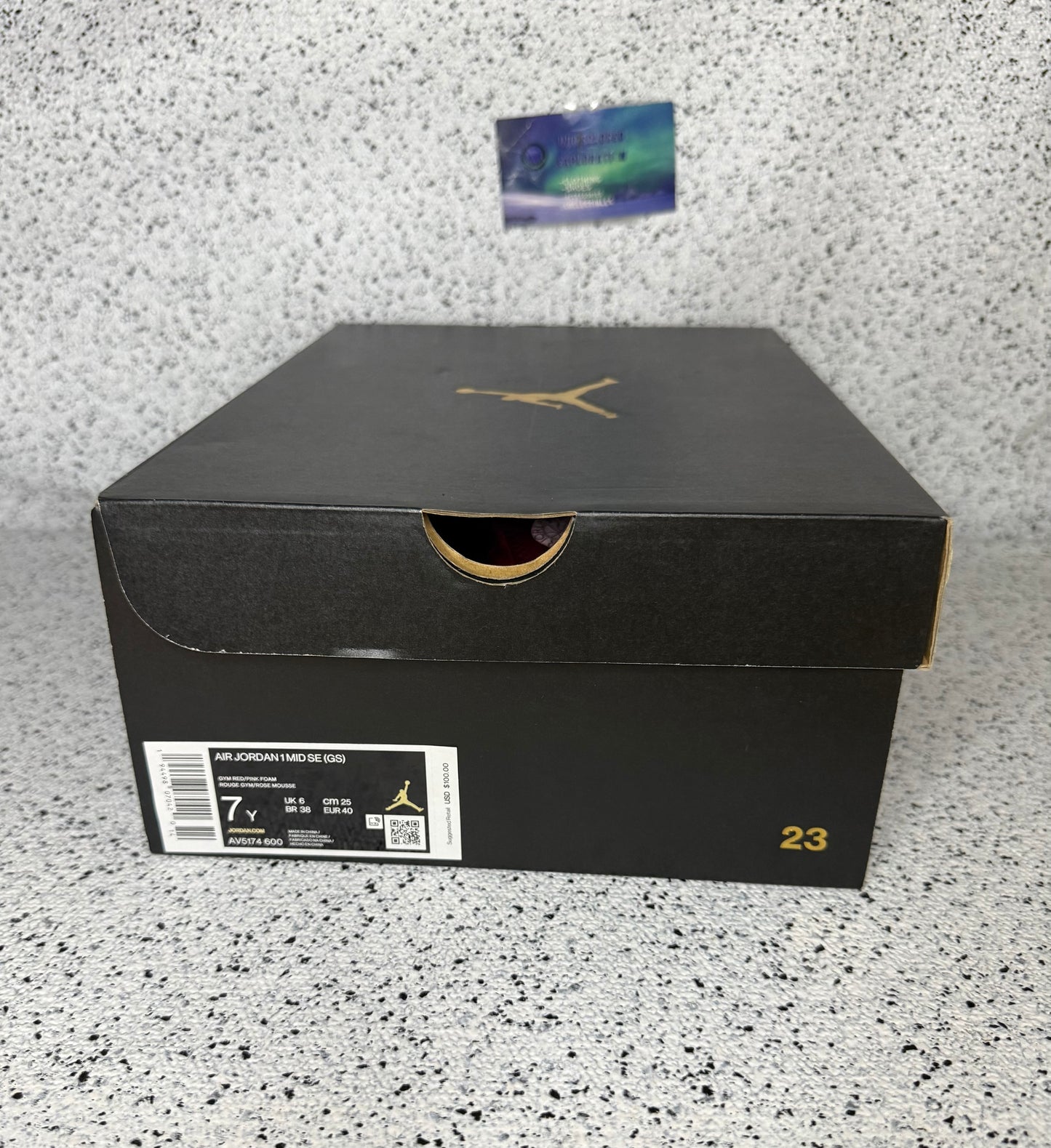 Jordan 1 Mid Red Quilt