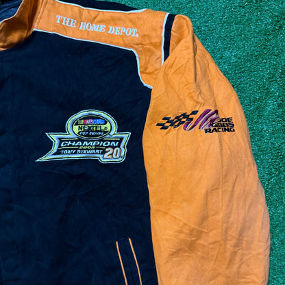 Vintage Tony Stewart Home Depot Nascar Jacket