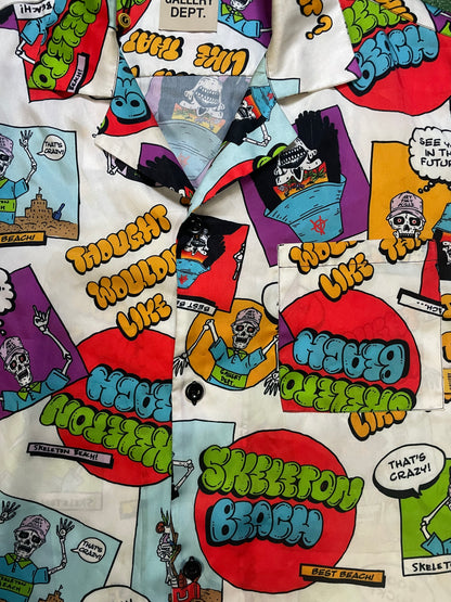 Gallery Dept skeleton beach short sleeve button up