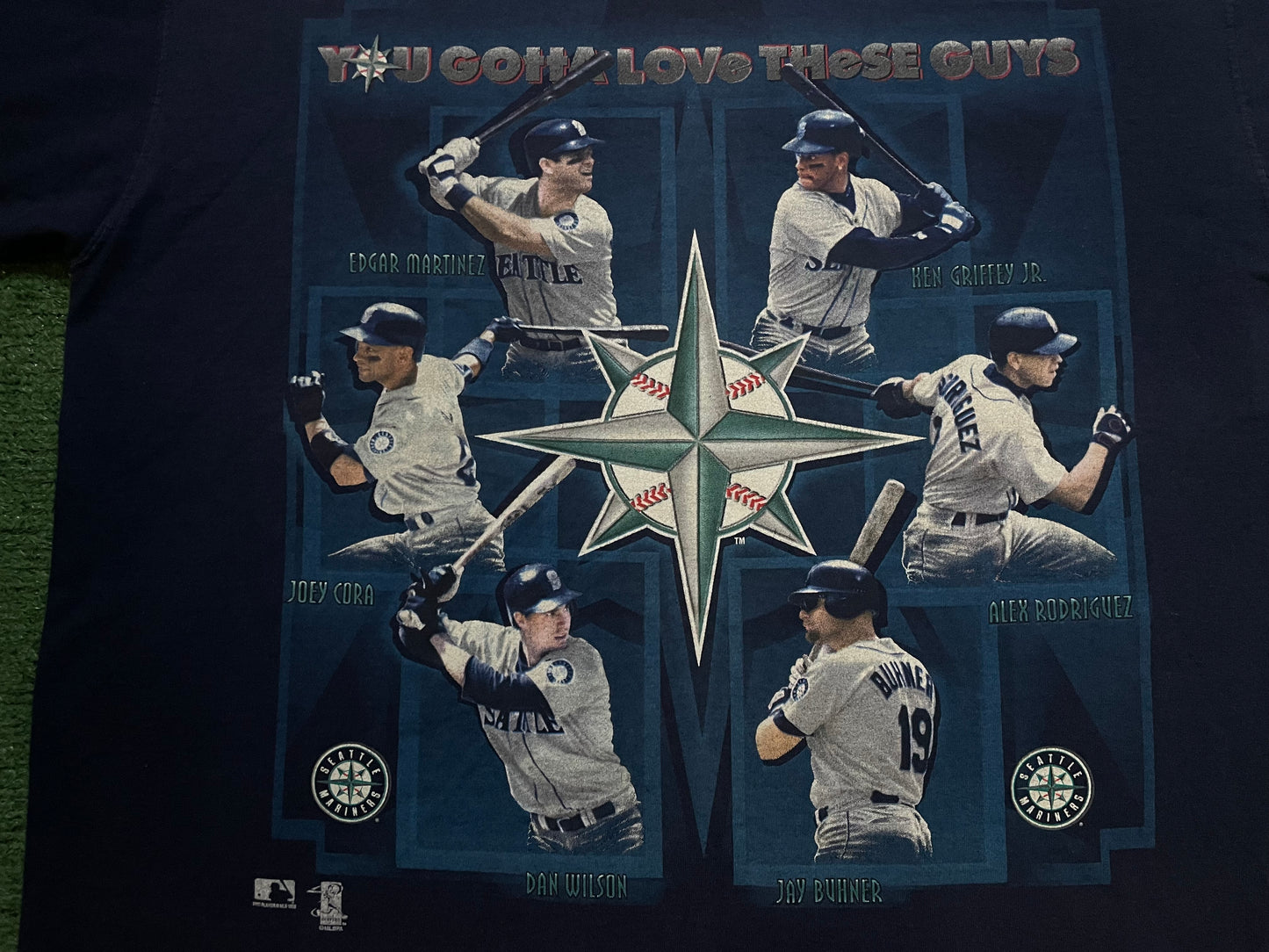 Vintage 1990s Seattle Mariners you gotta love these guys player tee