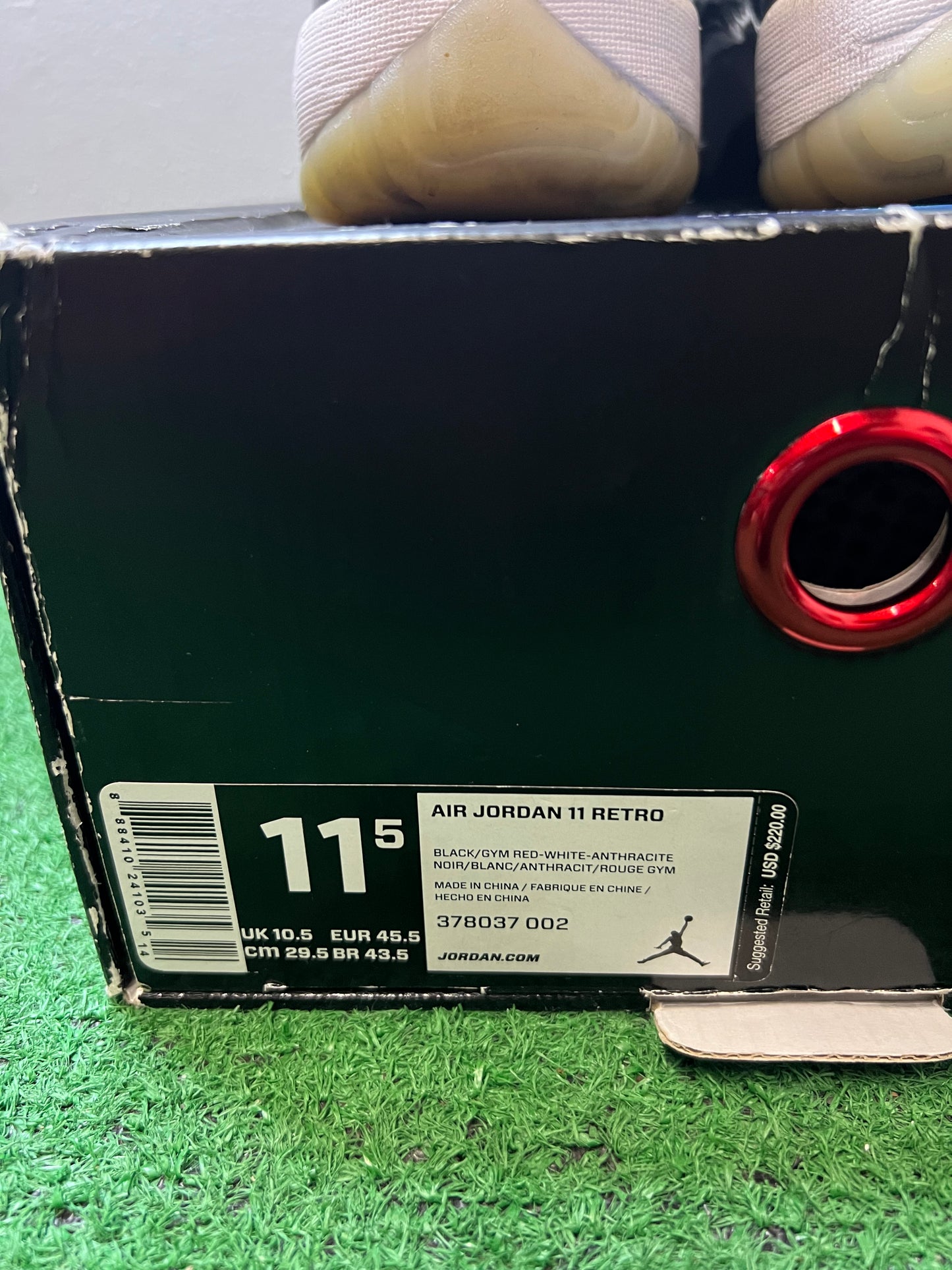 Jordan 11 72-10 high size 11.5men/13women
