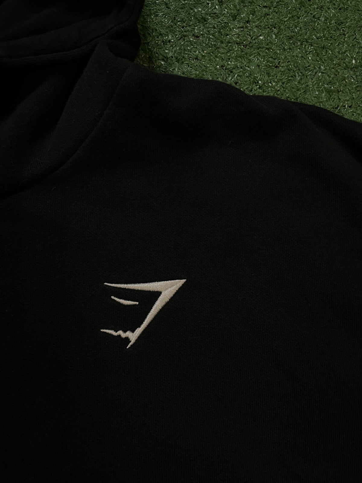Gymshark black pullover hammerhead shark hoodie
