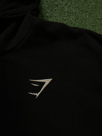 Gymshark black pullover hammerhead shark hoodie