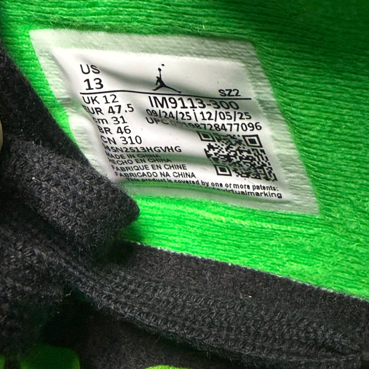 Jordan Jumpman Jack Travis Scott Green Spark