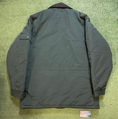 Vintage Carhartt forest green utility jacket