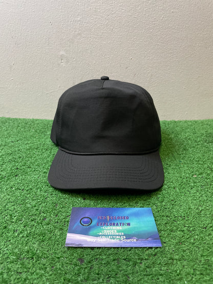 Black basic blank hat