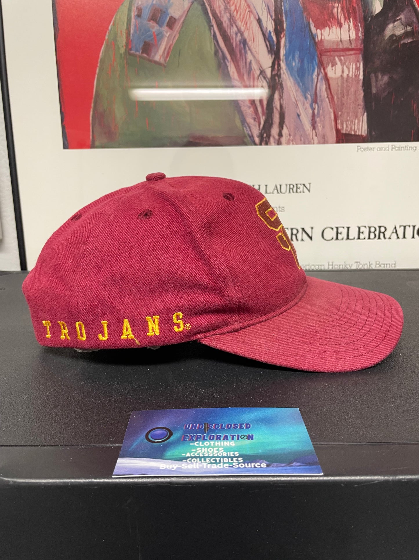 Vintage 1990s USC Trojans spellout Nike hat