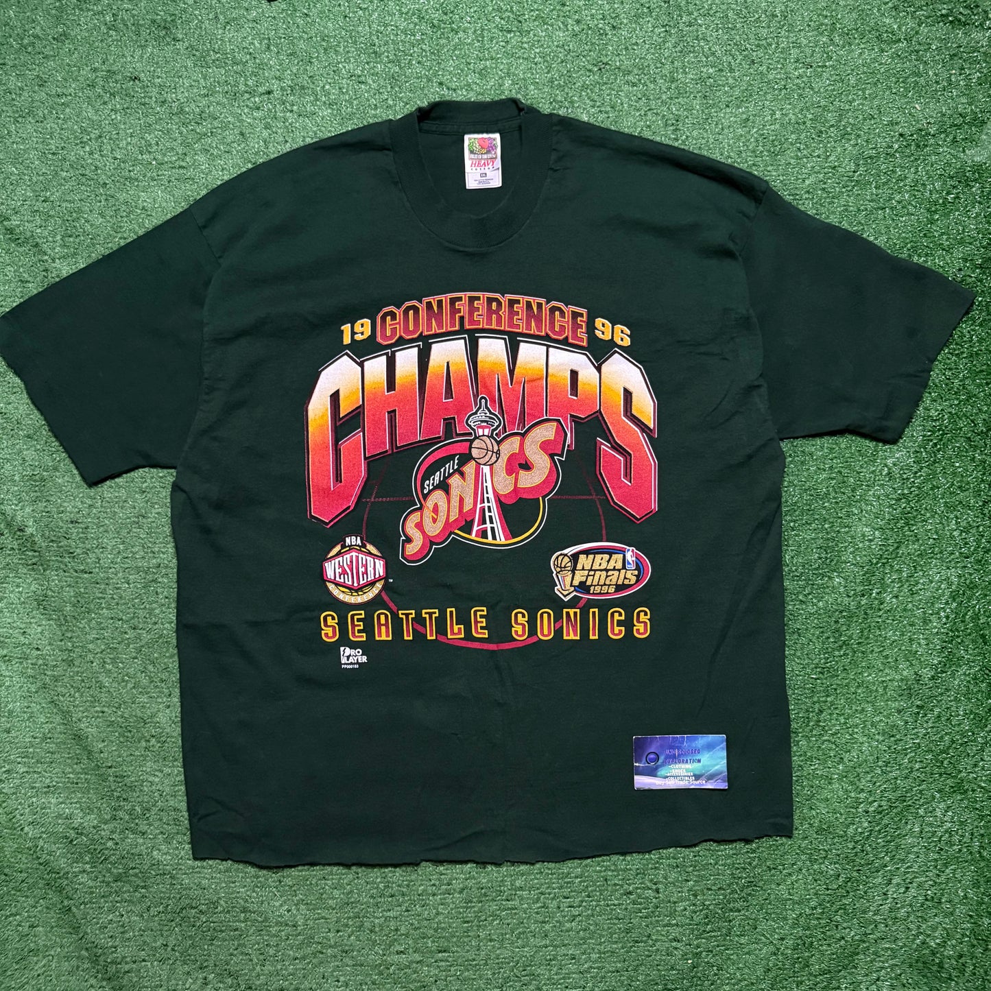 Vintage Seattle SuperSonics 1996 Finals Shirt