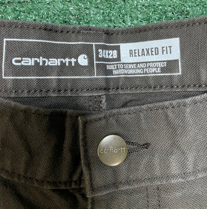 Carhartt brown straight leg pants