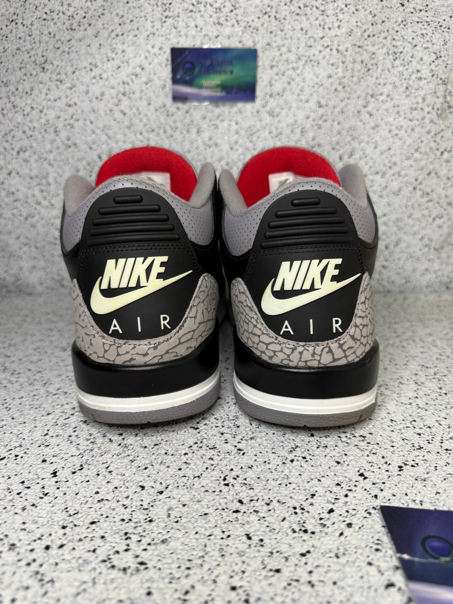 Jordan 3 Black Cement 11 Men/12.5 Women “Preowned”
