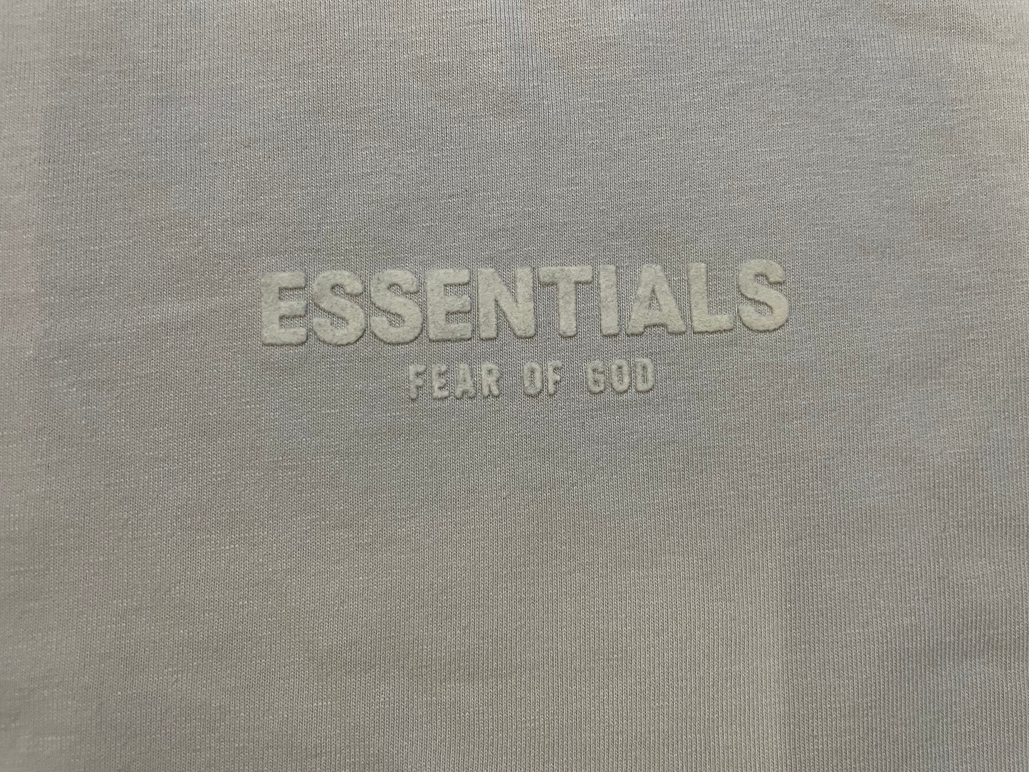 Fear of god Essentials beige mock neck longsleeve