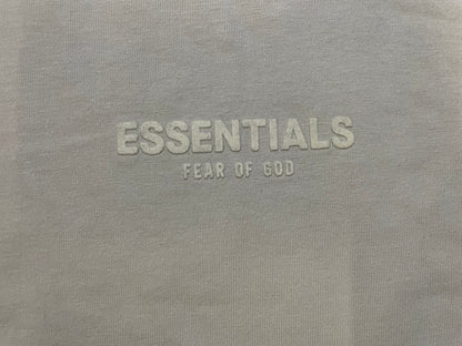 Fear of god Essentials beige mock neck longsleeve