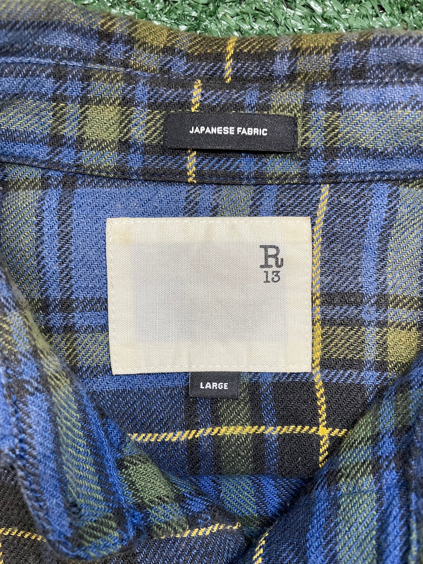 R13 Japanese design flannel