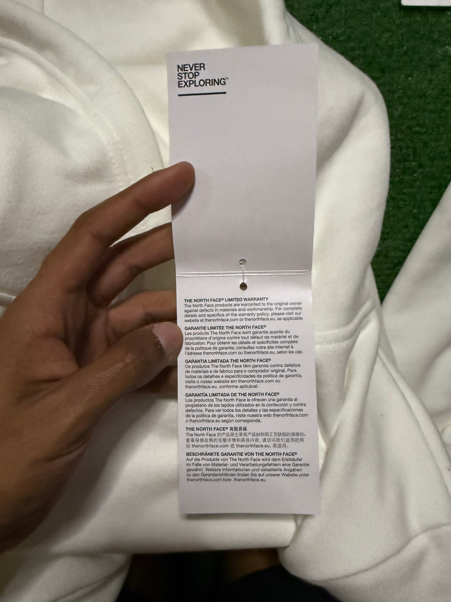 North Face CDG Icon Hoodie White