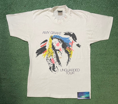 Vintage 1980s Amy Grant Unguarded tour tee