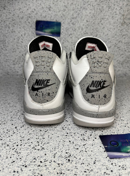 Jordan 4 White Cement 6.5 Youth/8 Women “Preowned”