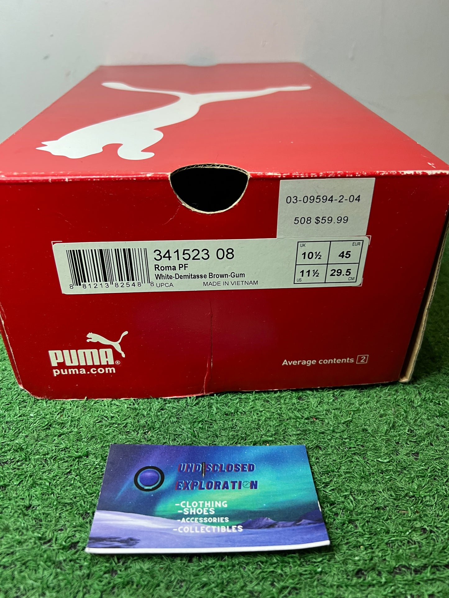 Puma Roma PF Brown and gum size 12men/13.5women