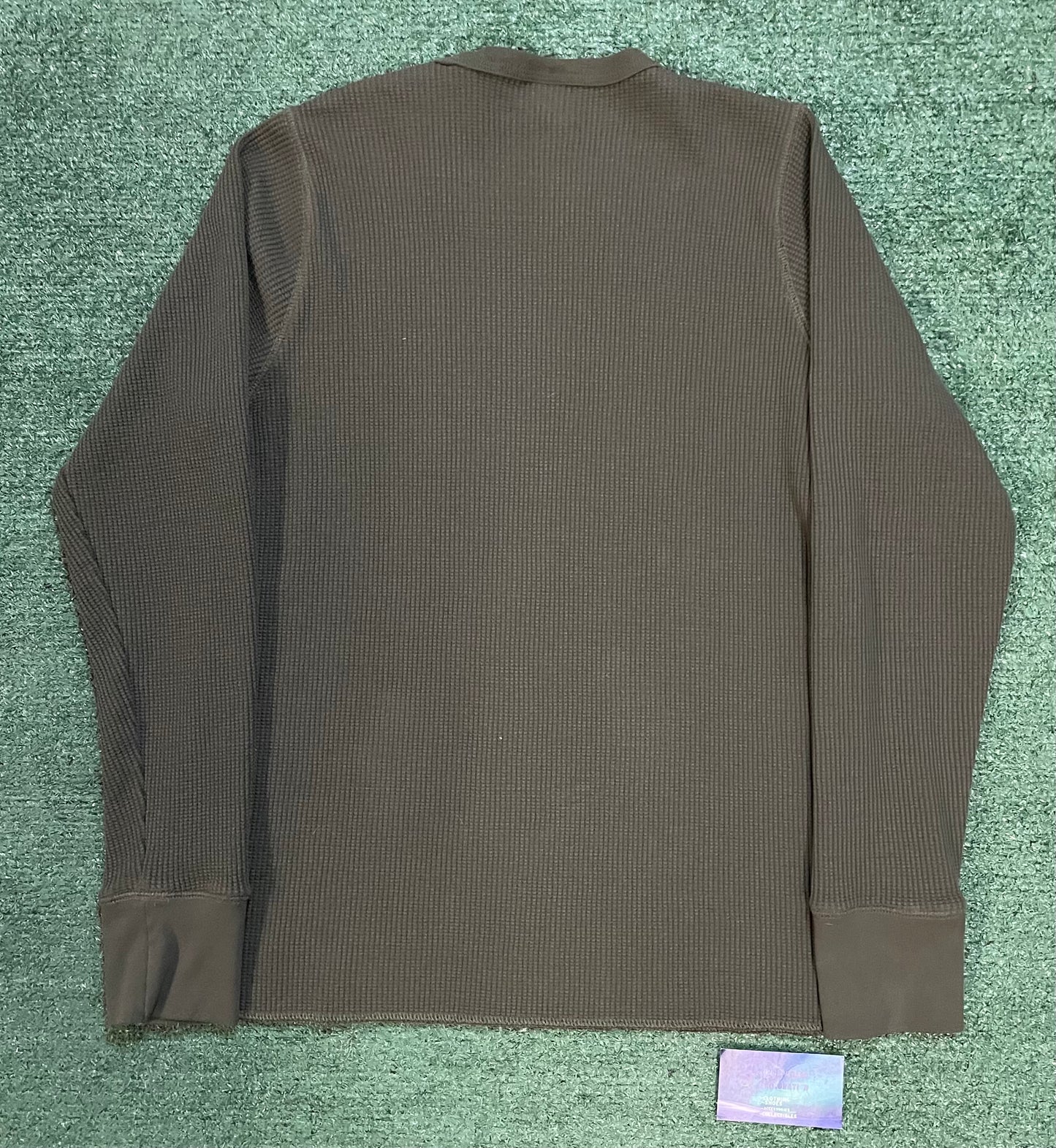 Nike olive green waffle knit longsleeve