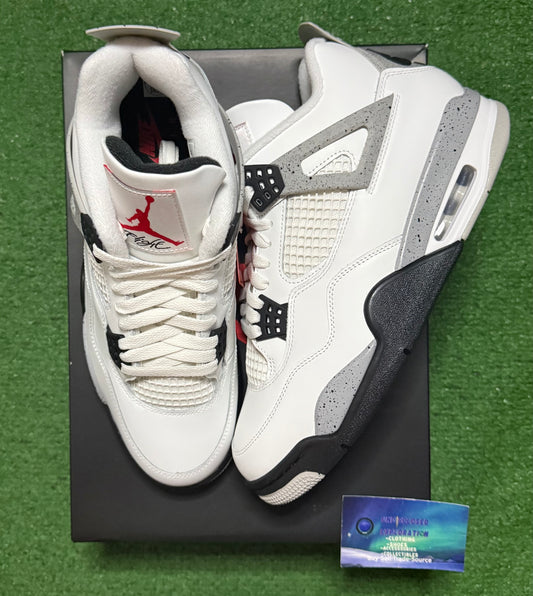 Jordan 4 White Cement