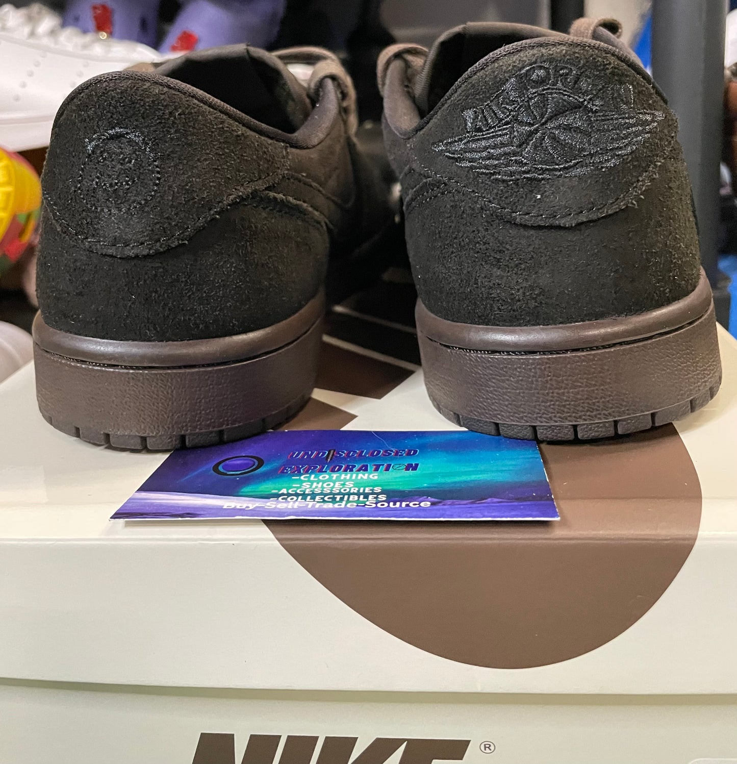 Air Jordan 1 Low Travis Scott velvet size 8men/9.5women