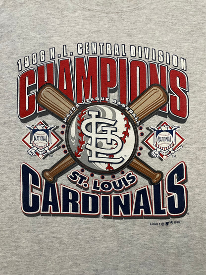 Vintage 1996 Saint Louis Cardinals Central Division champs Crewneck