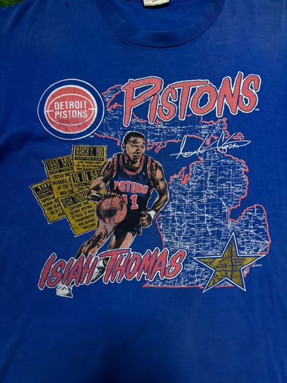 Vintage Isiah Thomas Detroit Pistons Shirt