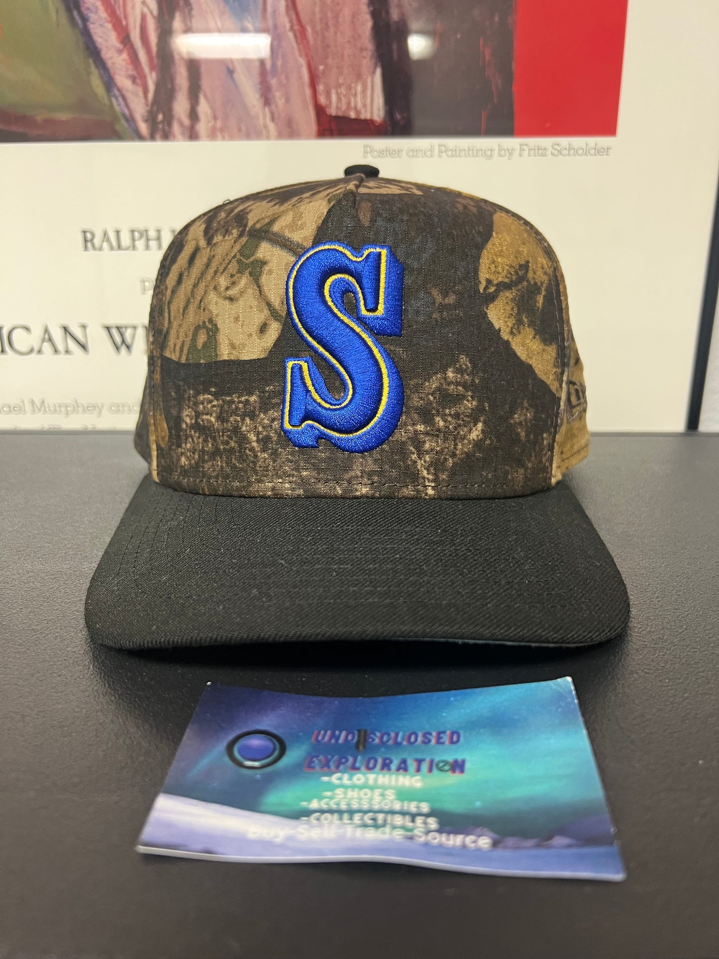 Seattle Mariners ripstop camo fitted hat