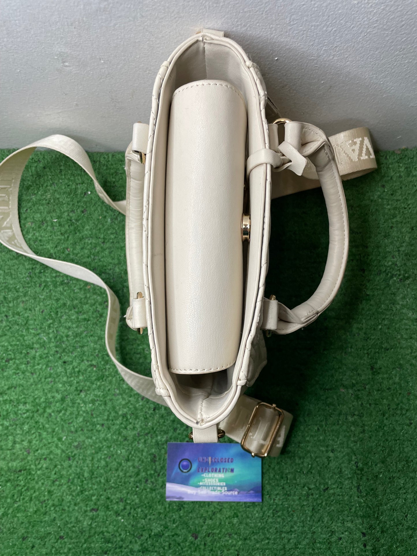 Valentino Orlandi ivory monogram handbag