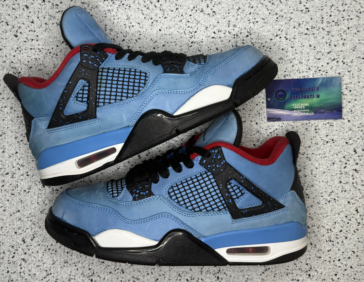 Jordan 4 Travis Scott Cactus Jack 8.5 Men/10 Women “Preowned”