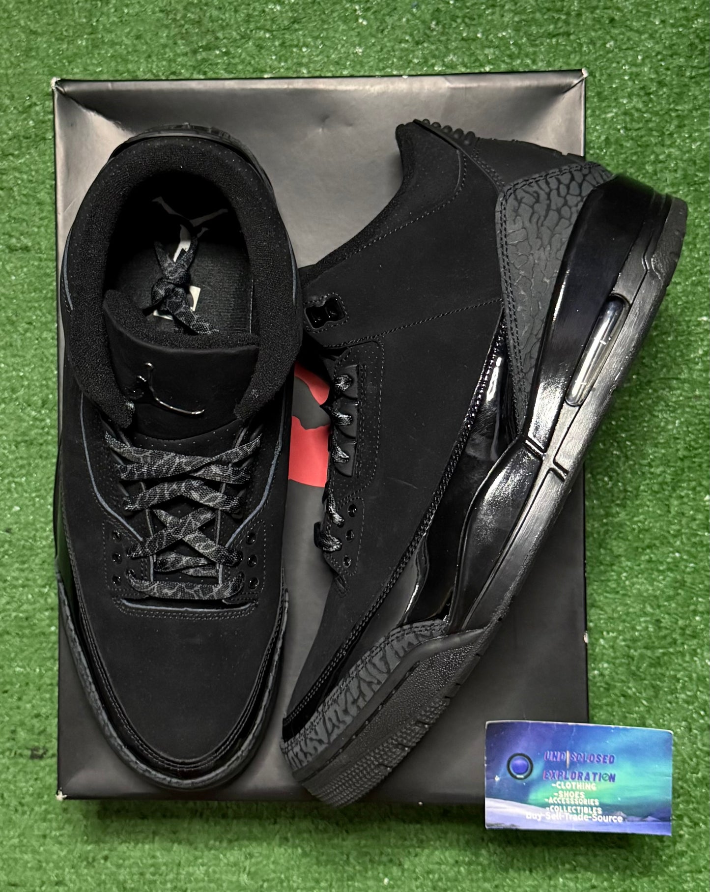 Jordan 3 Black Cat 12 Men/13.5 Women “Preowned”