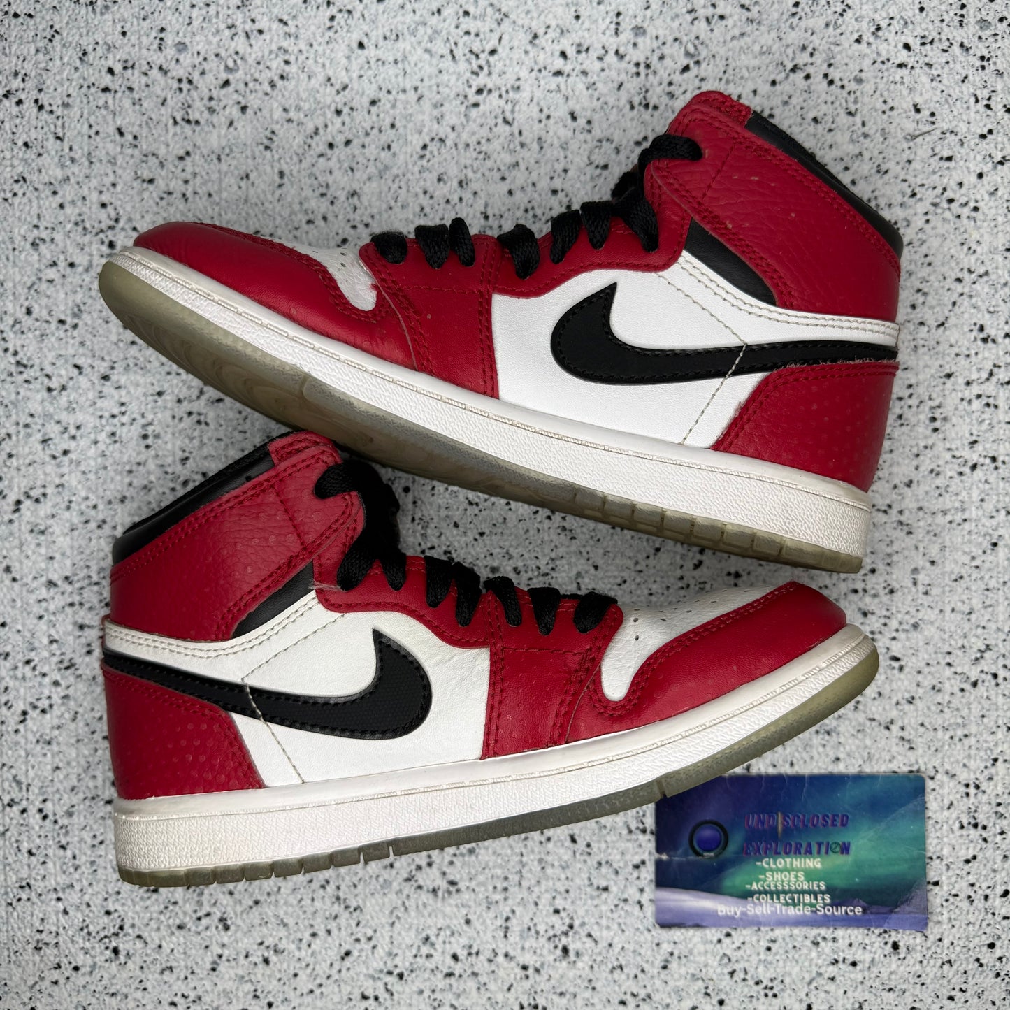 Jordan 1 Spider Man Origin Story 1.5 Y “Preowned”