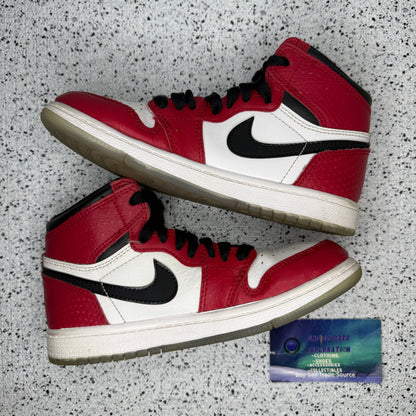 Jordan 1 Spider Man Origin Story 1.5 Y “Preowned”