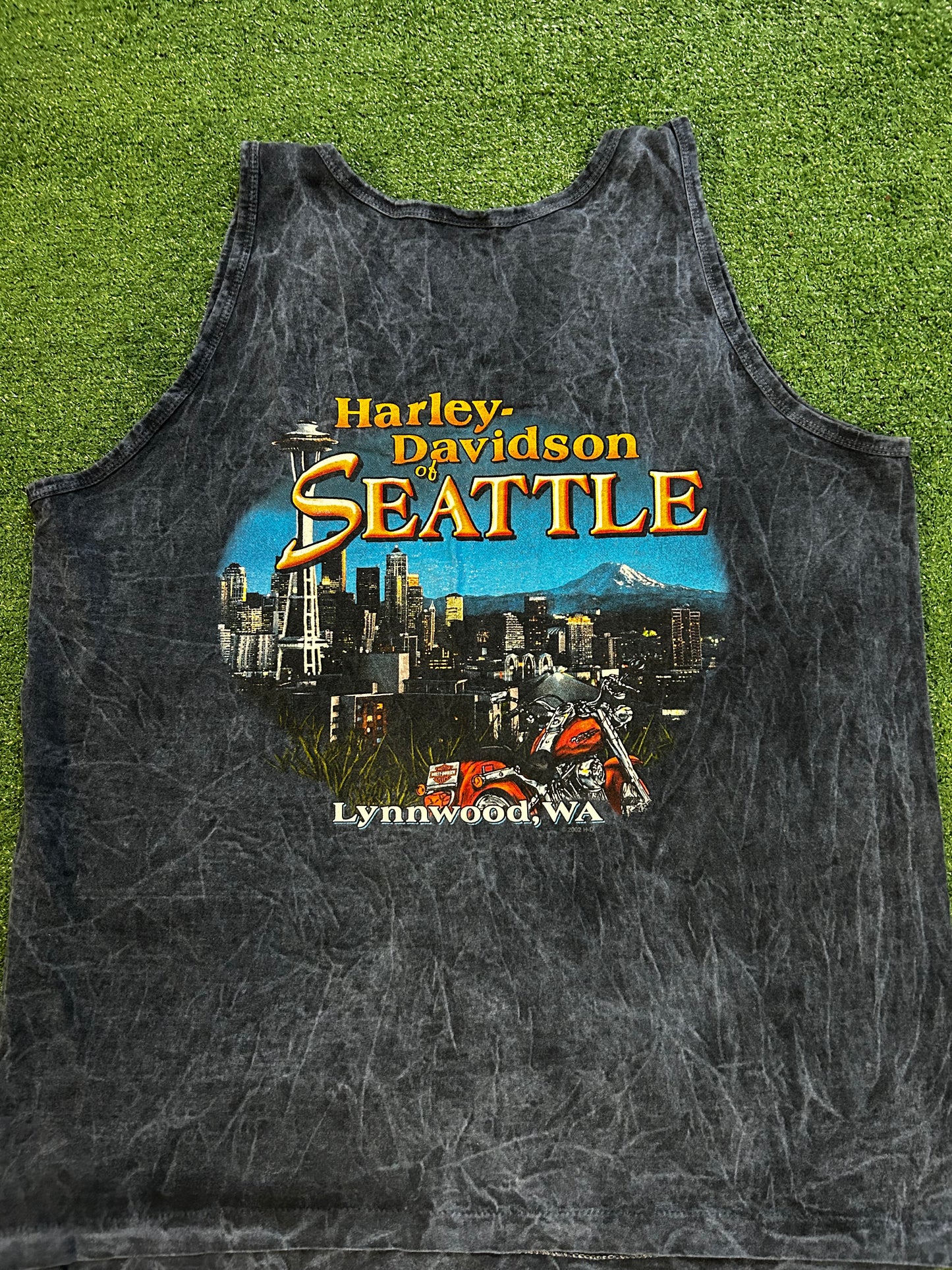 Vintage 2000s  Harley Davidson of Seattle tank top