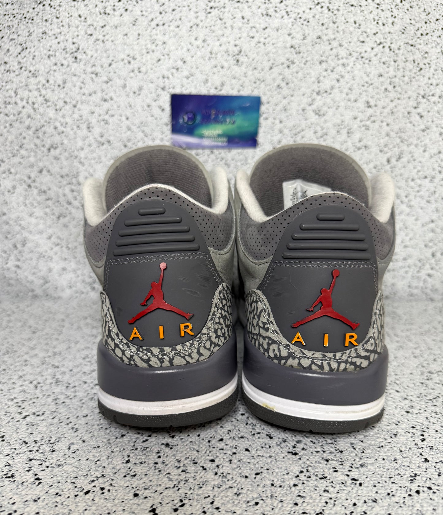 Jordan 3 Cool Grey 8.5 Men/10 Women “Preowned”