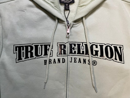 True Religion Slit green arch hoodie