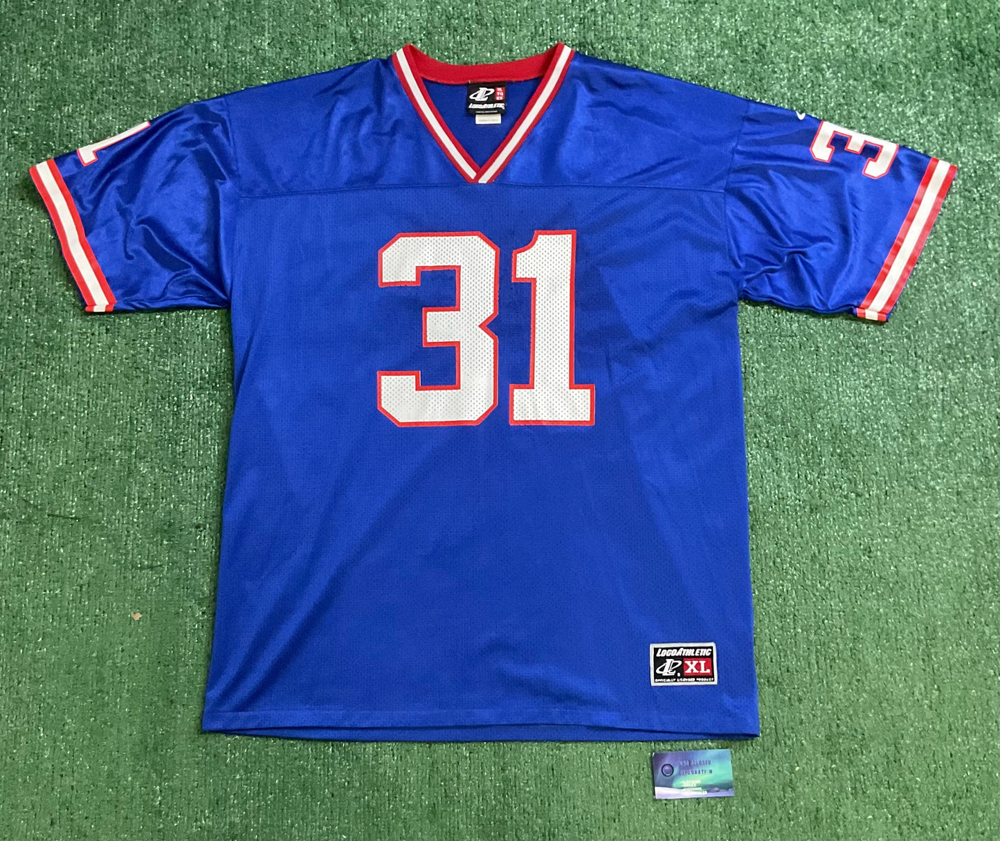 Vintage New York Giants Jason Sehorn Logo athletic jersey