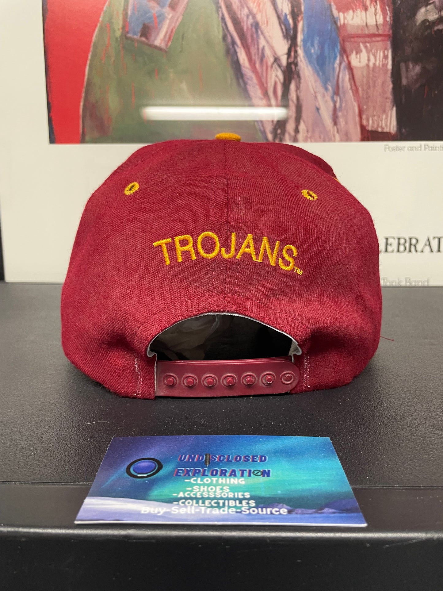 Vintage  1990s USC Trojans red and gold hat