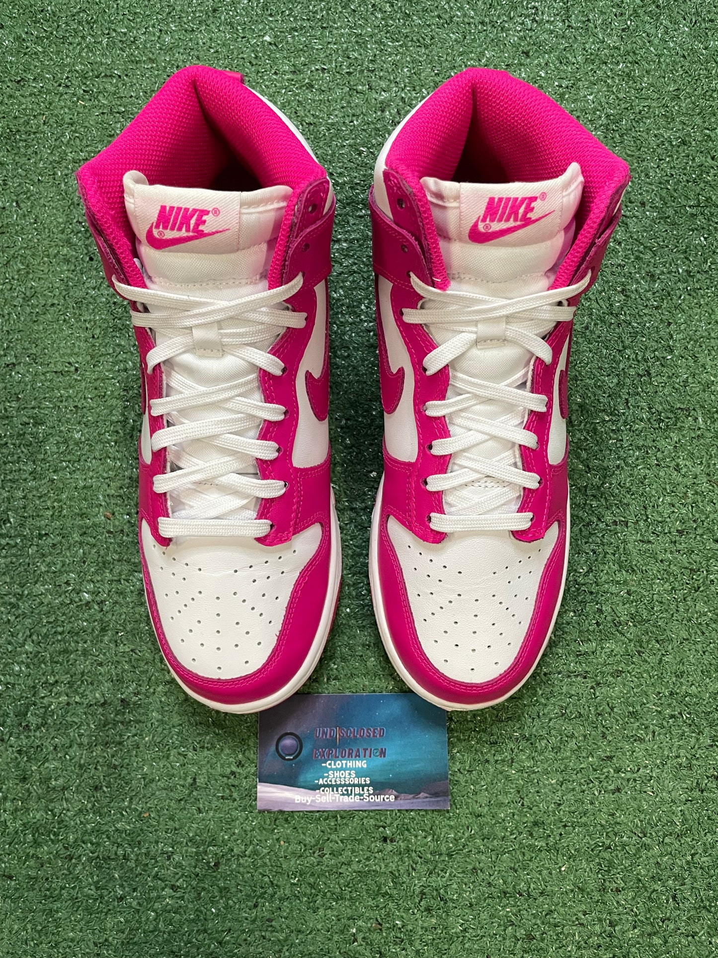 Nike dunk high pink prime size 5.5youth/7women
