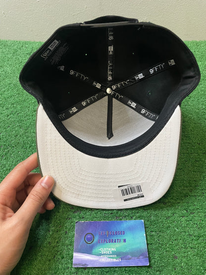 New York upside down black and olive hat