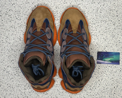 Yeezy 500 High Tactical Orange 12 Men/13.5 Women “Preowned”