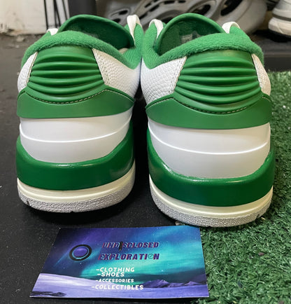 Air Jordan 2/3 white pine green