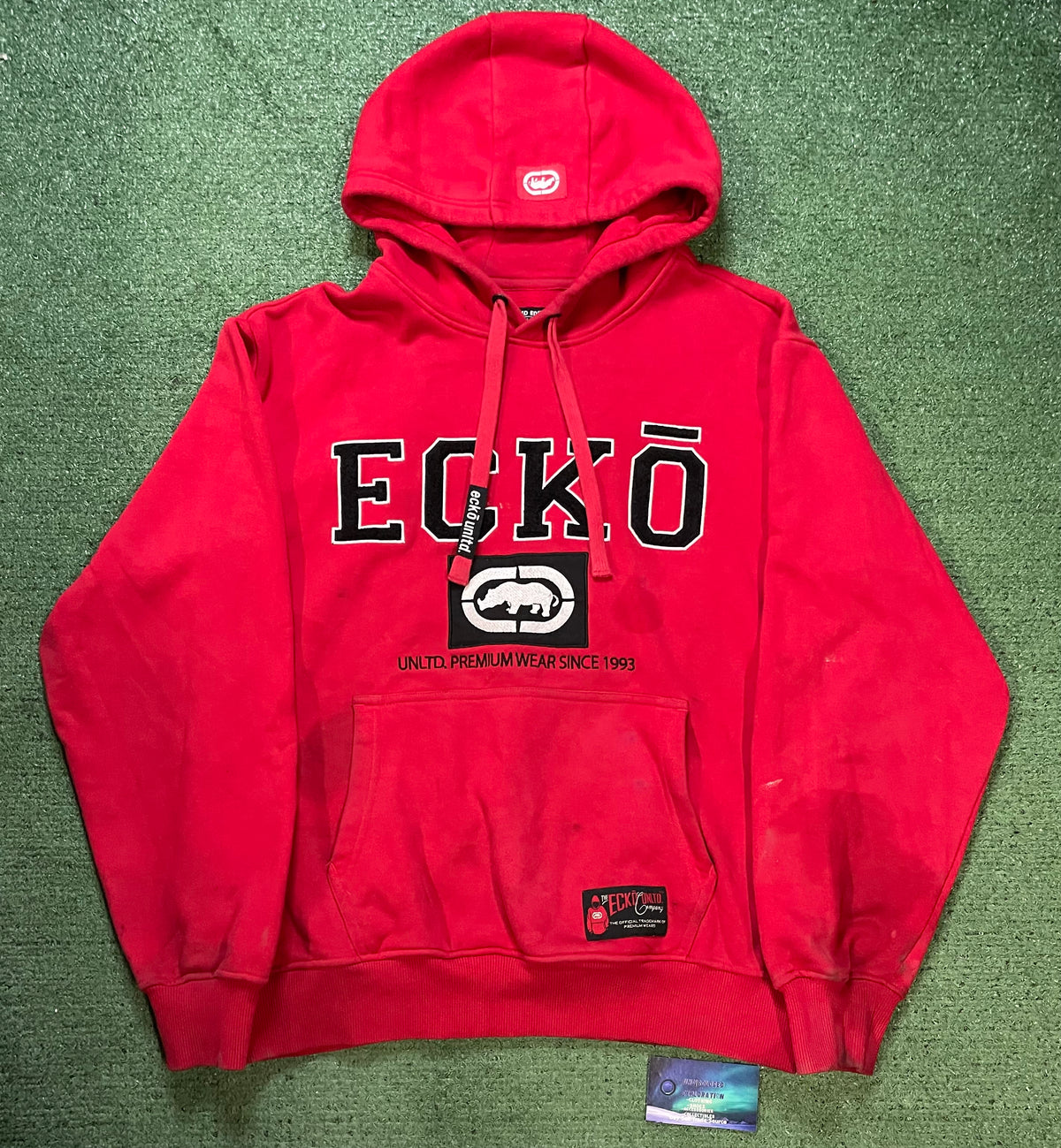 Ecko untld red pullover hoodie