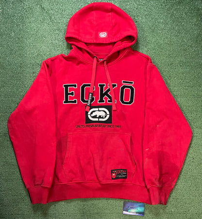 Ecko untld red pullover hoodie